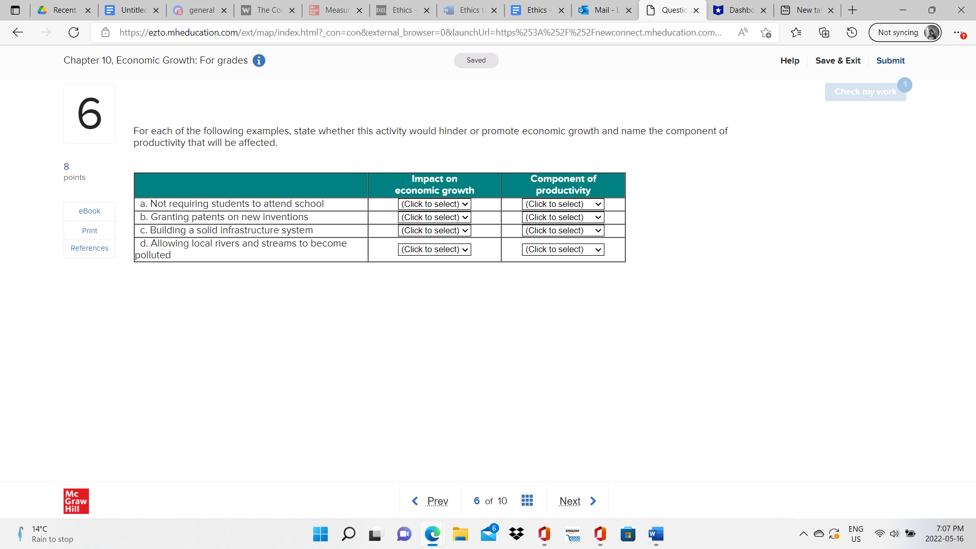 x Mail - L X Question X Dashbo X New tal x