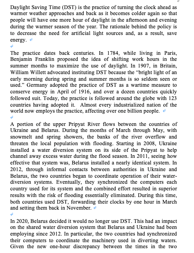 becomes colder again so that people will have one more hour of