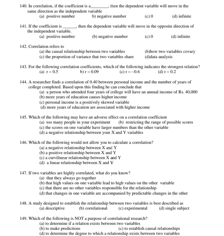 called the (a) covariance (b) variance (c) coefficient of determination (d) cross-product