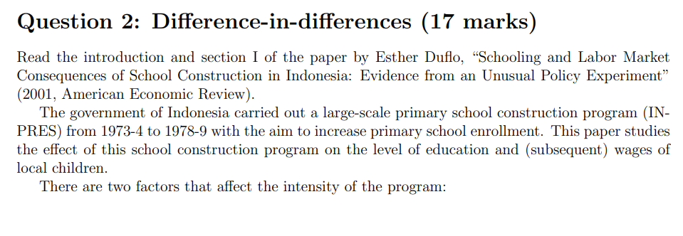 unlikely to take advantage of the school construction program to further their