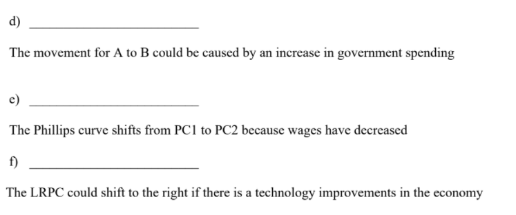 shi: in the AD to the left curve 15) The economy moves