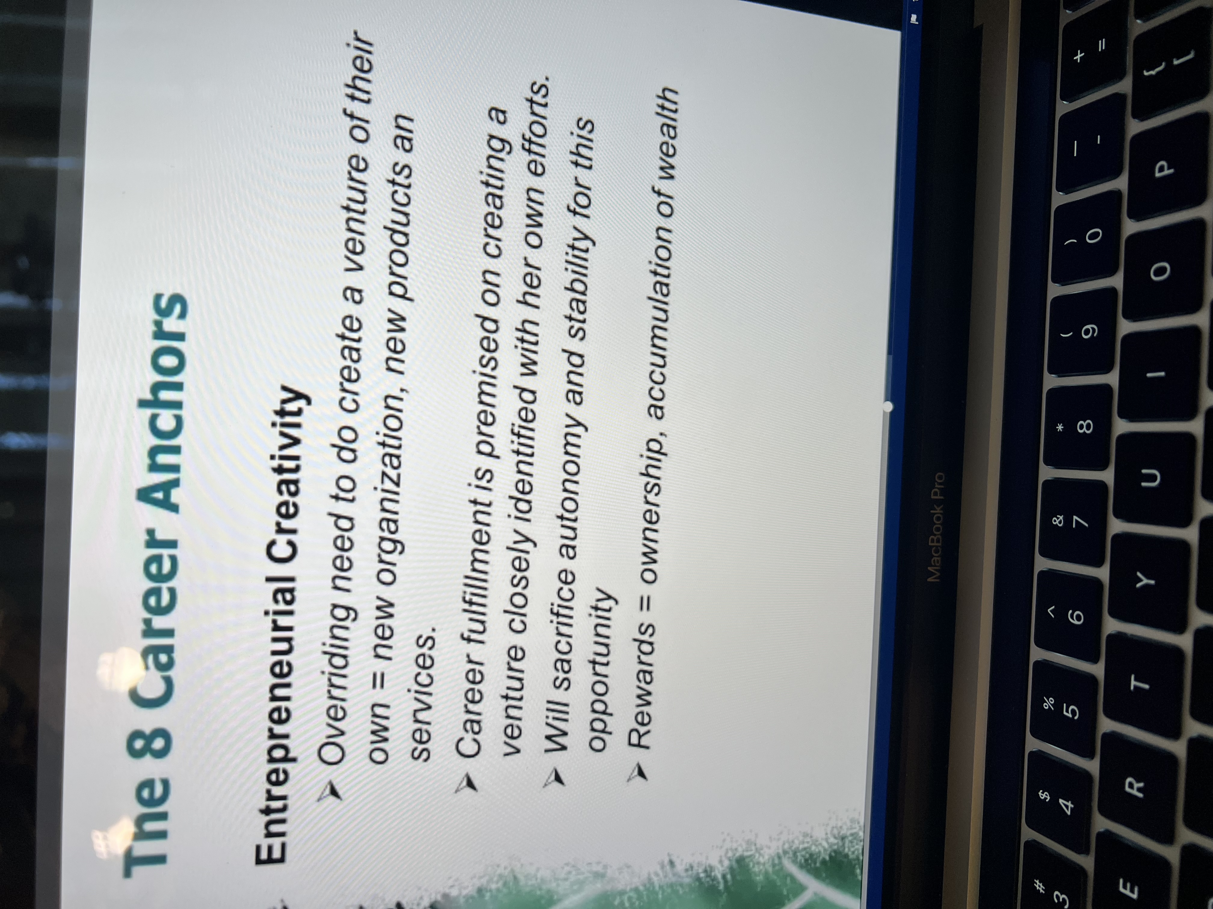 is the combination of our competence, motives and values that we would