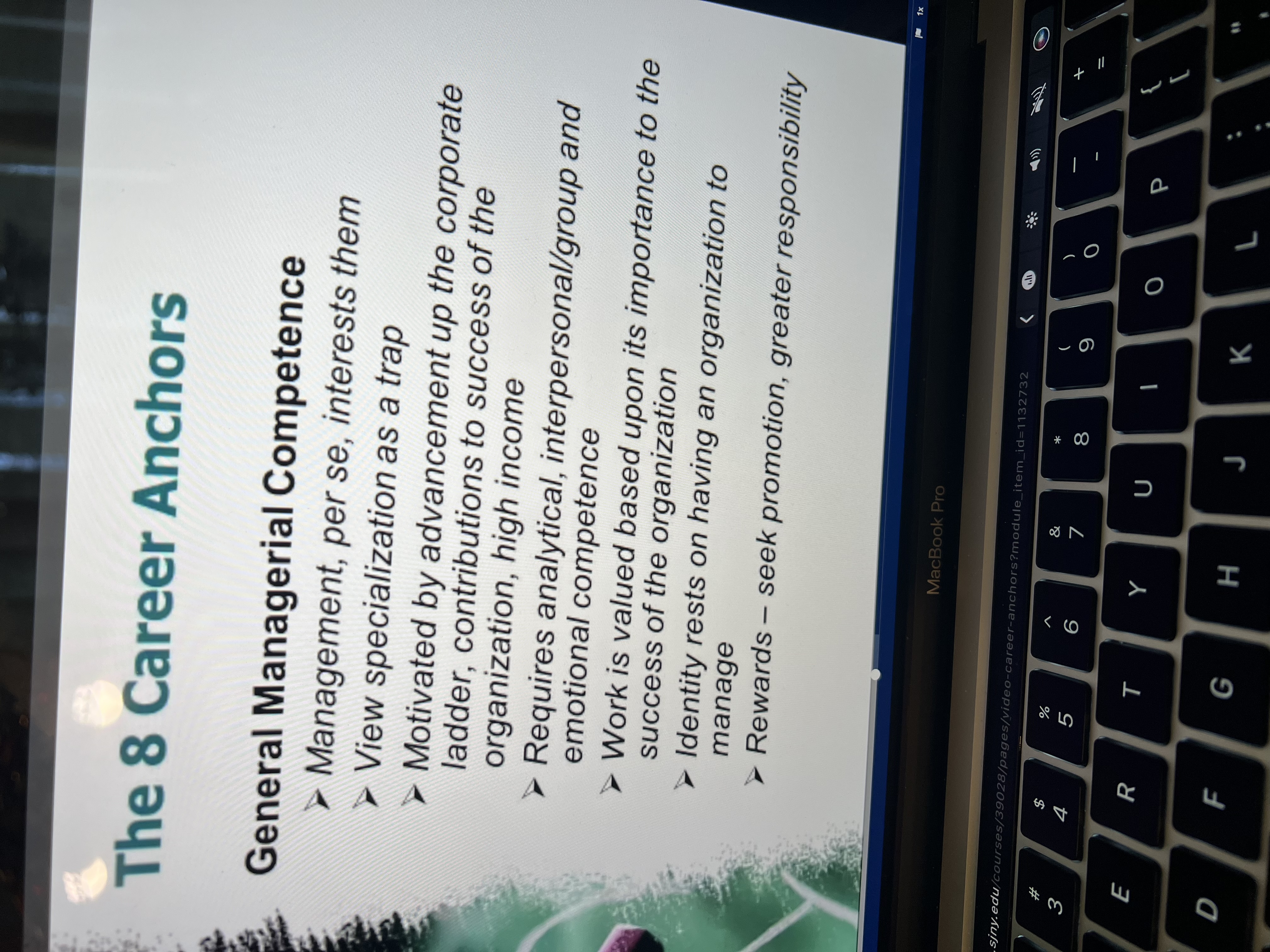 - Career Anchors At The 8 Career Anchors Technical/Functional Competence > Are