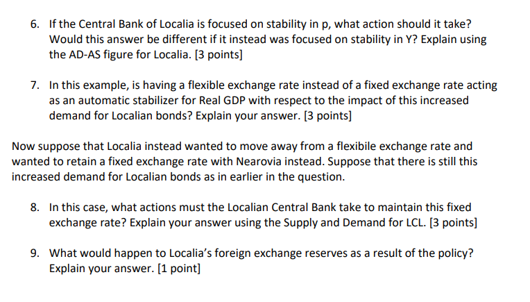 "Nearos" (NER) as its currency. Assume that both economies begin in Long-Run