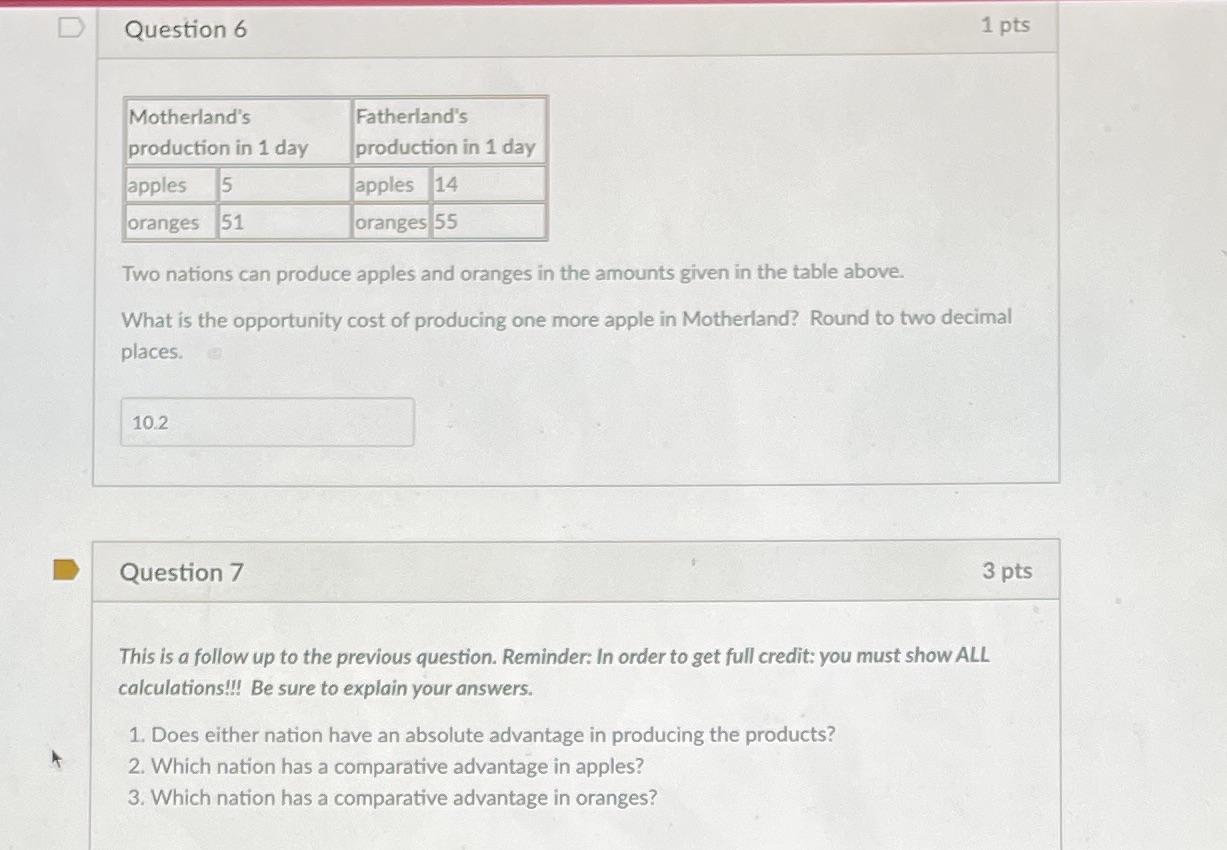Please answer both 6 and 7! Thank you D Question 6