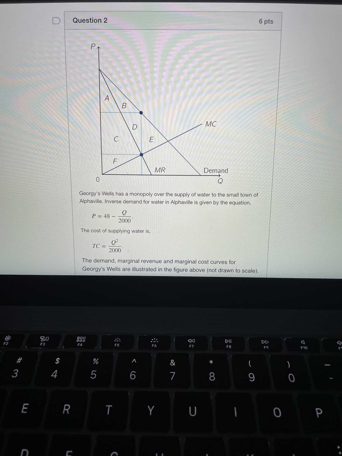 D Question 2 6 pts A B D MC C E