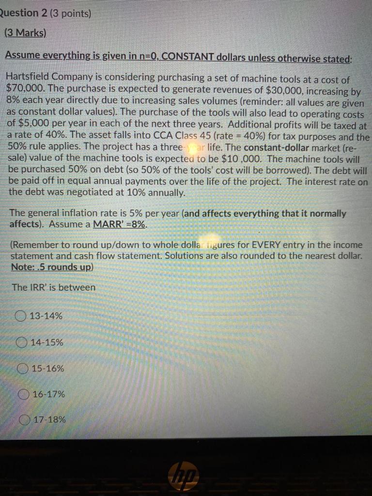 at constant marginal and average cost 50 per unit and sells to