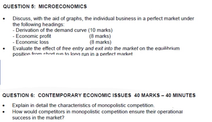 explain two economic characteristics of enterprise as a factor of production. Explain