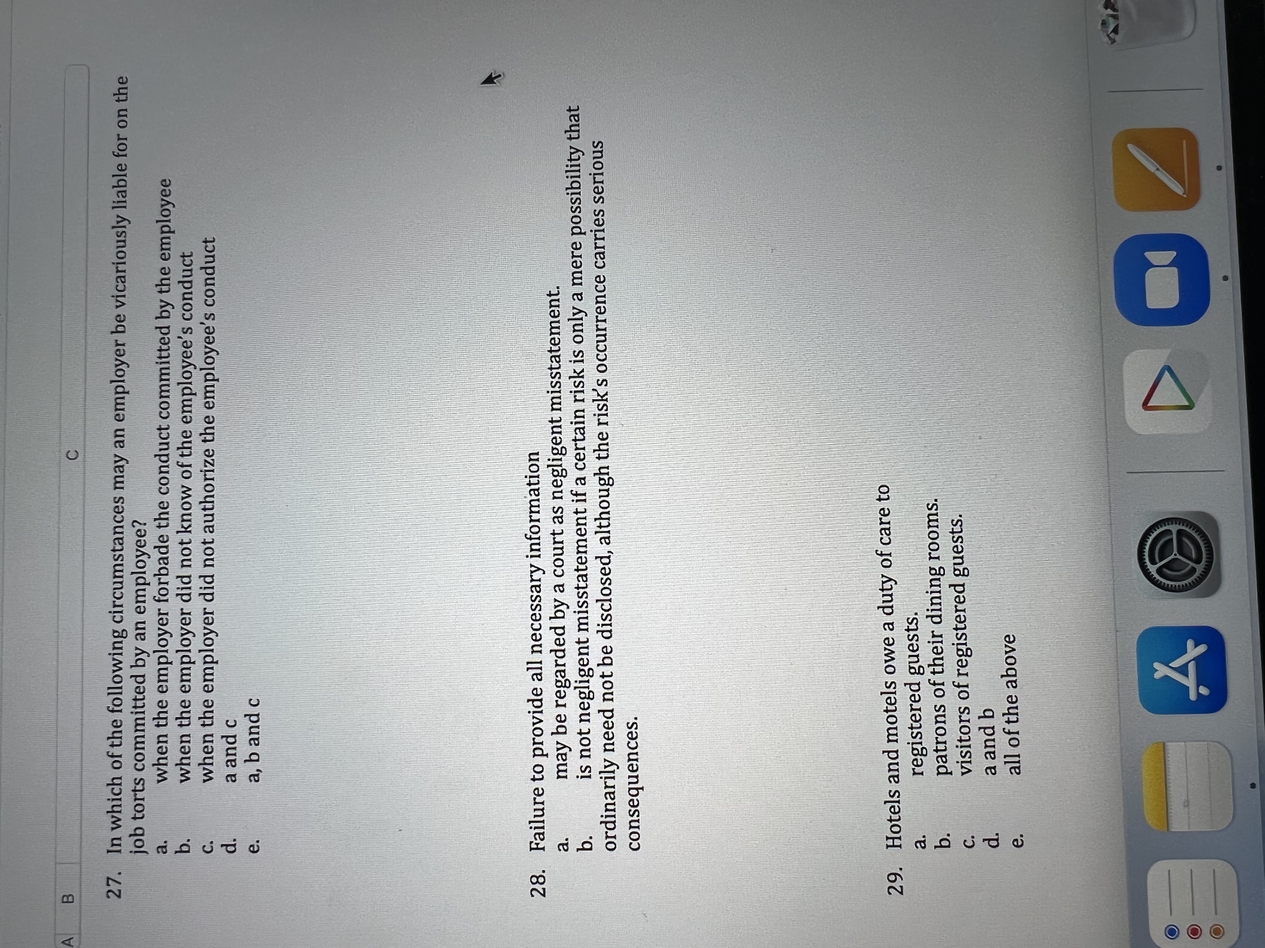 a. If an injury was reasonably foreseeable, the defendant will be liable