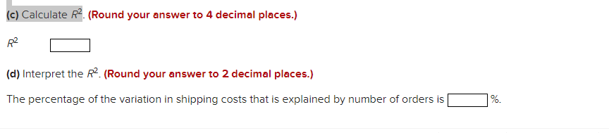 (X) ($) Spent (V) 36 6.85 50 10.50 34 5.50 12 10.35