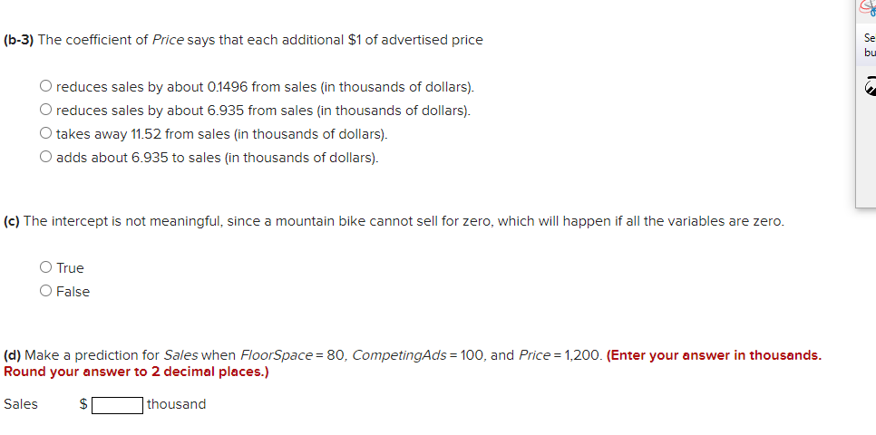 Use Excel to make a scatter plot of the data. Select the
