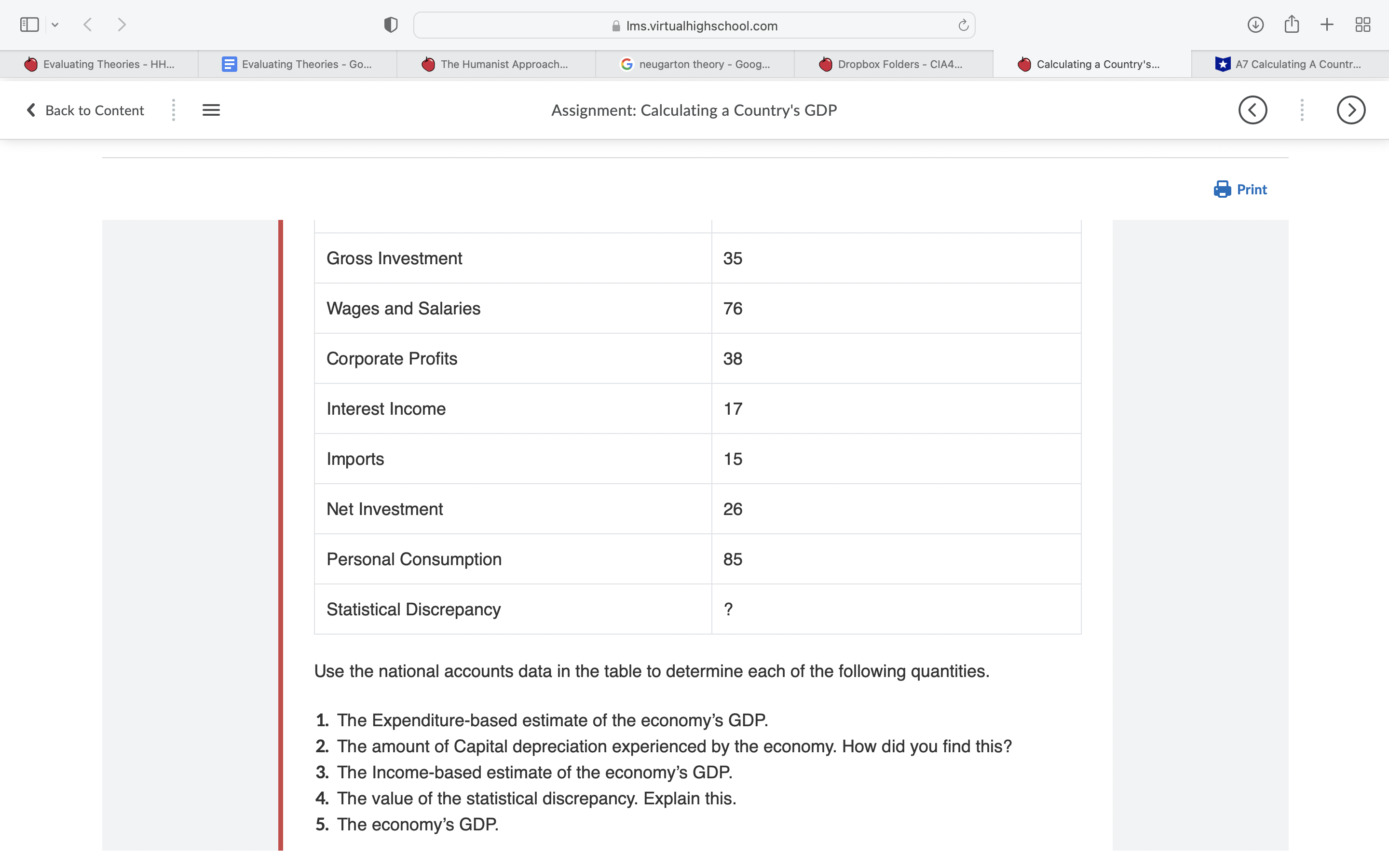 88 Evaluating Theories - HH... Evaluating Theories - Go... The Humanist Approach...