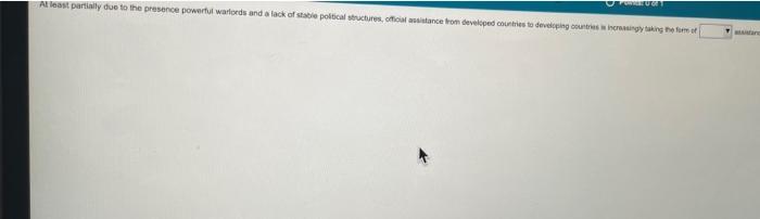 markets, O A. False OB True"At least partially due to the presence