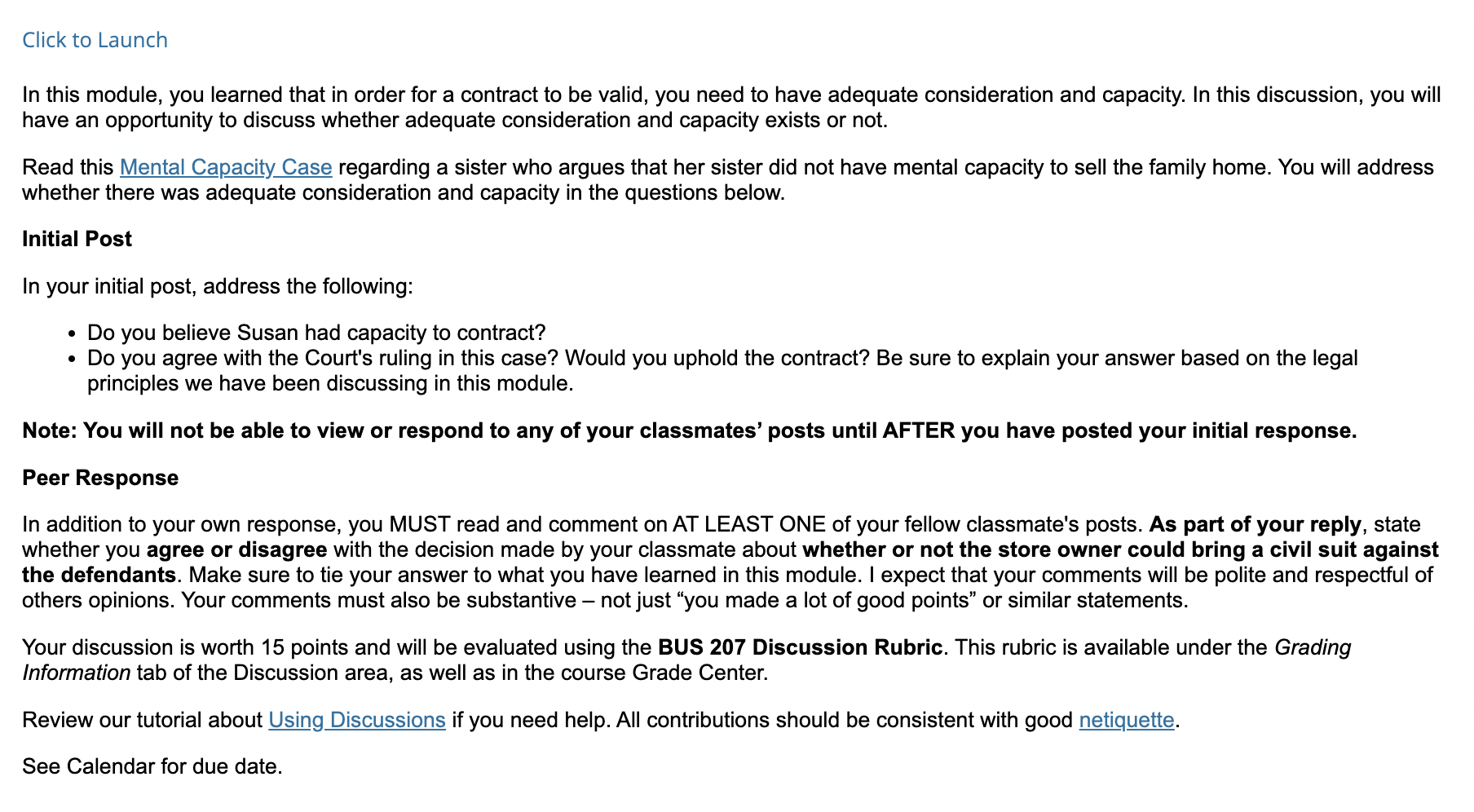 for a contract to be valid, you need to have adequate consideration