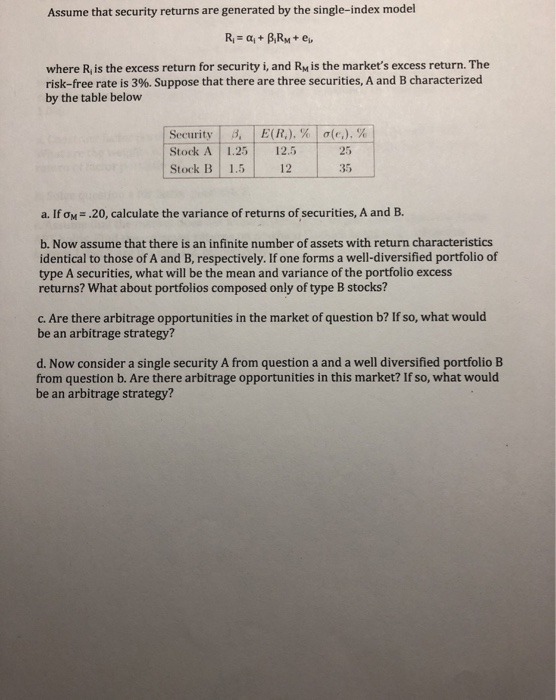 = B-0%. Hence, 03 = 625%%, 0? = 900%2 E(RA) = 12.5%,