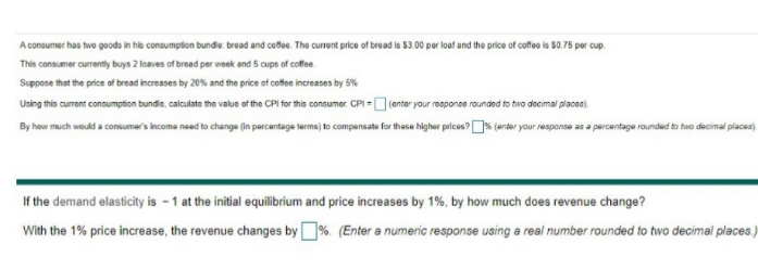  hi expert quick answer please no explanation required A consumer has