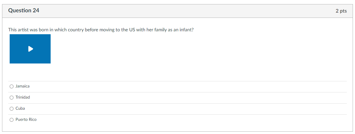 in Cuba. Name 1 of the 4 artists famous for this style:Question