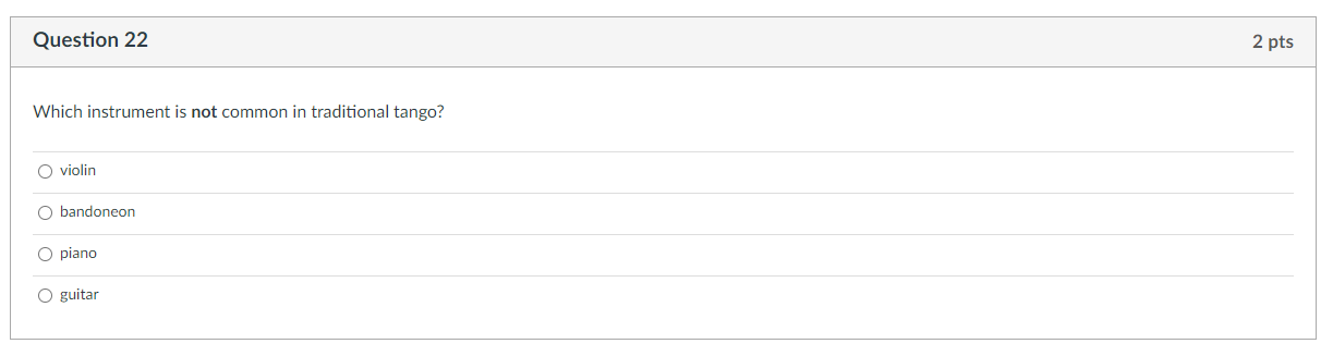 Jamaica O Trinidad O Cuba O Puerto RicoQuestion 25 2 pts The