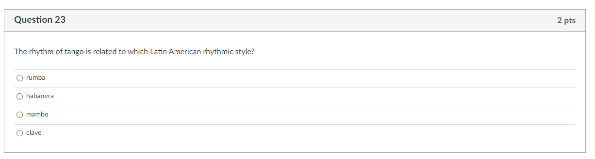 samba is thought to be influenced by which Afro-Brazilian dances? O All
