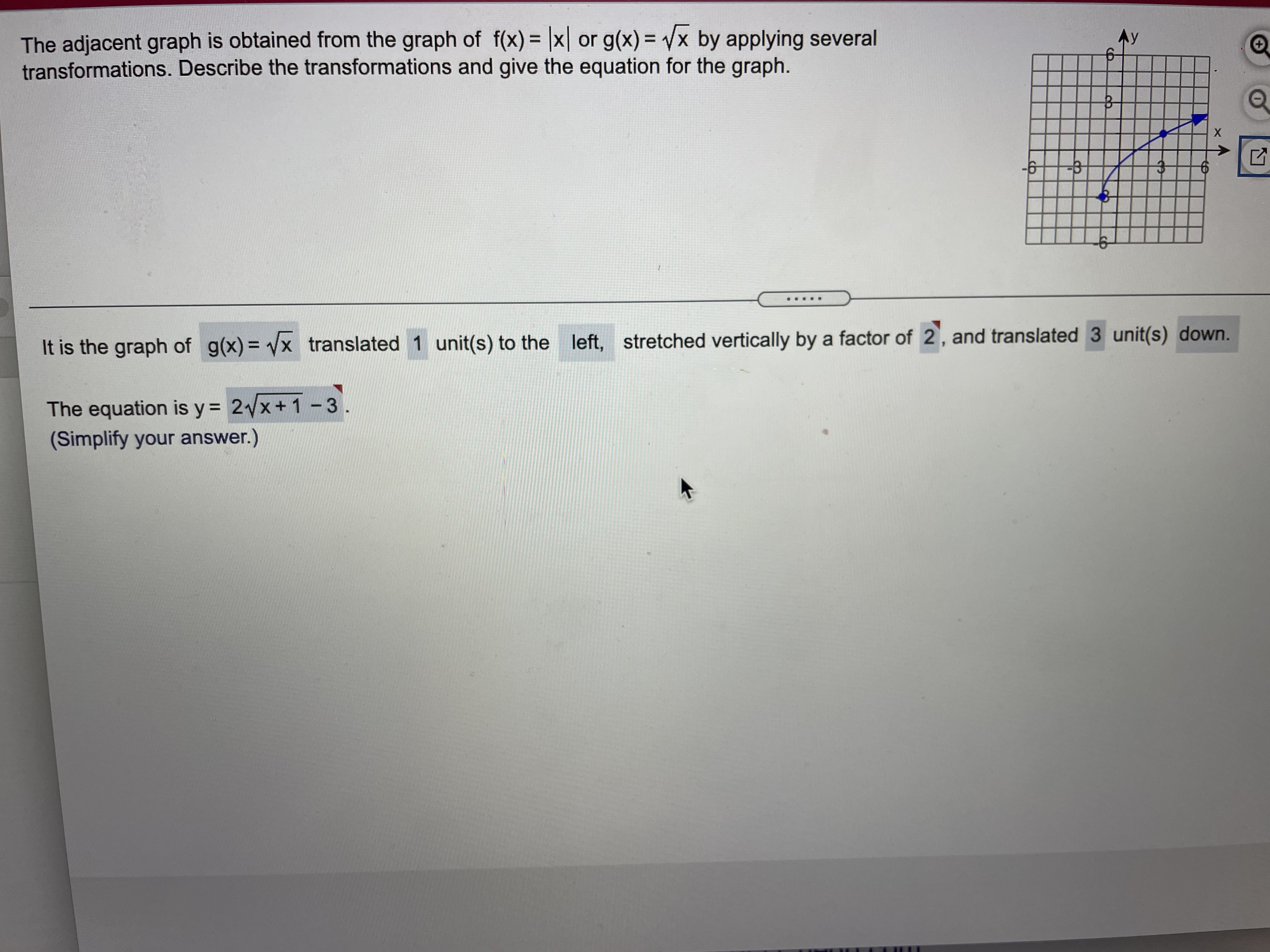  Can you please explain help me why the "Stretch vertically by