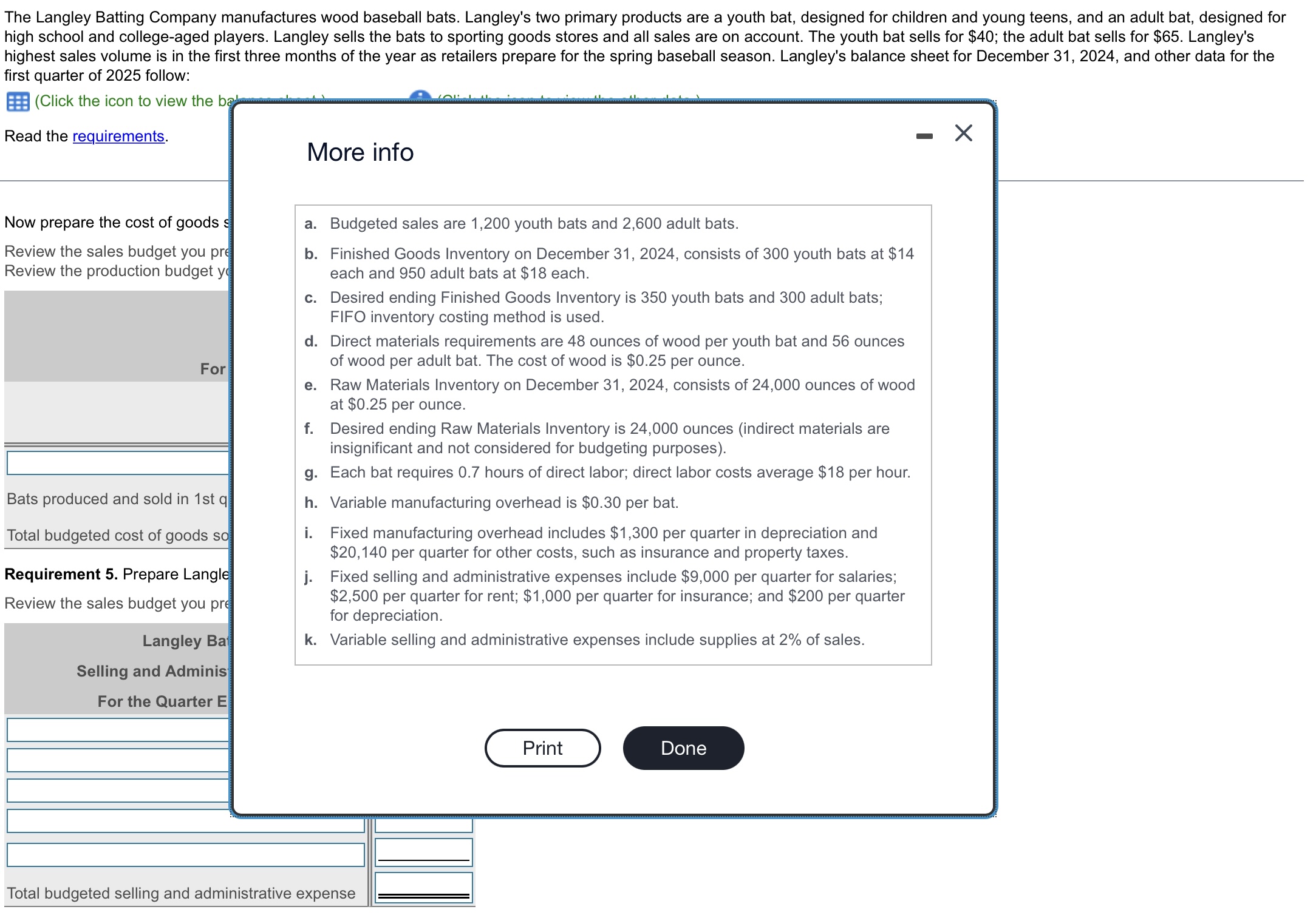 of 2025 follow: Balance Sheet (Click the icon to view the balance