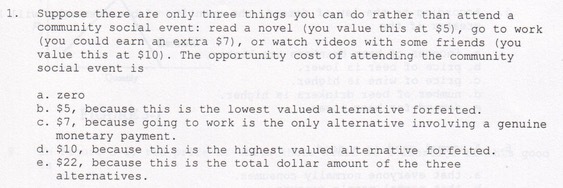 than attend a community social event: read a novel (you value this