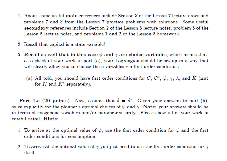 are denoted by an asterisk]- Each economy is inhabited by a continuum