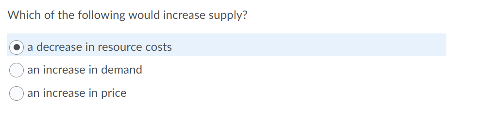 quantity would be supplied by the market at a price of $10?