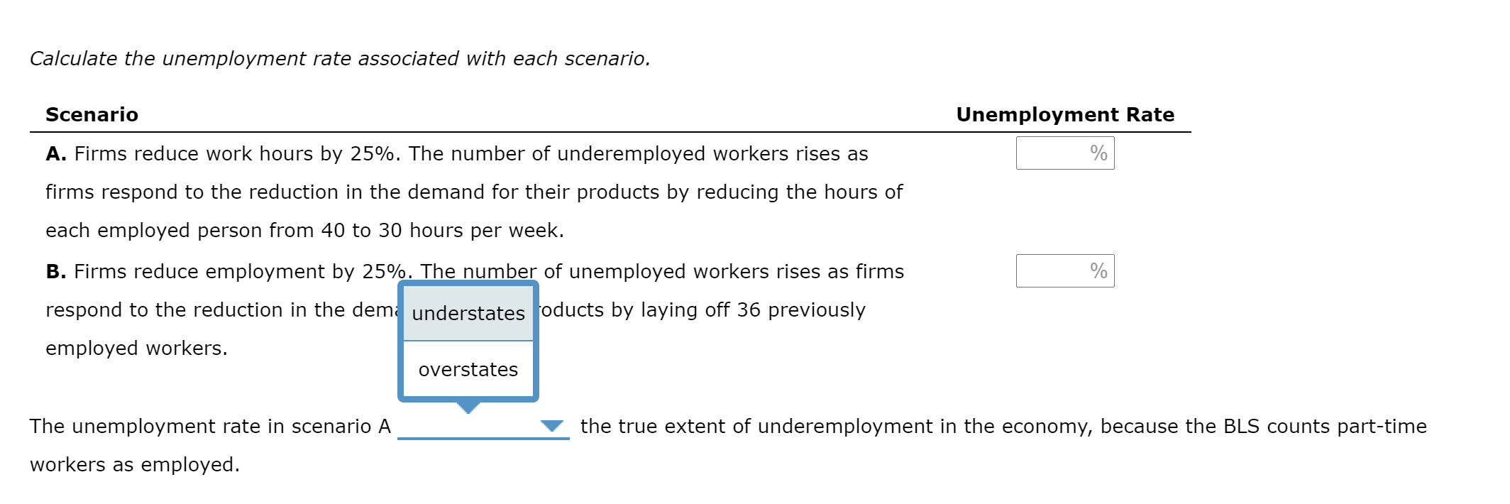 By keeping track of discouraged workers and underemployed workers, the Bureau of