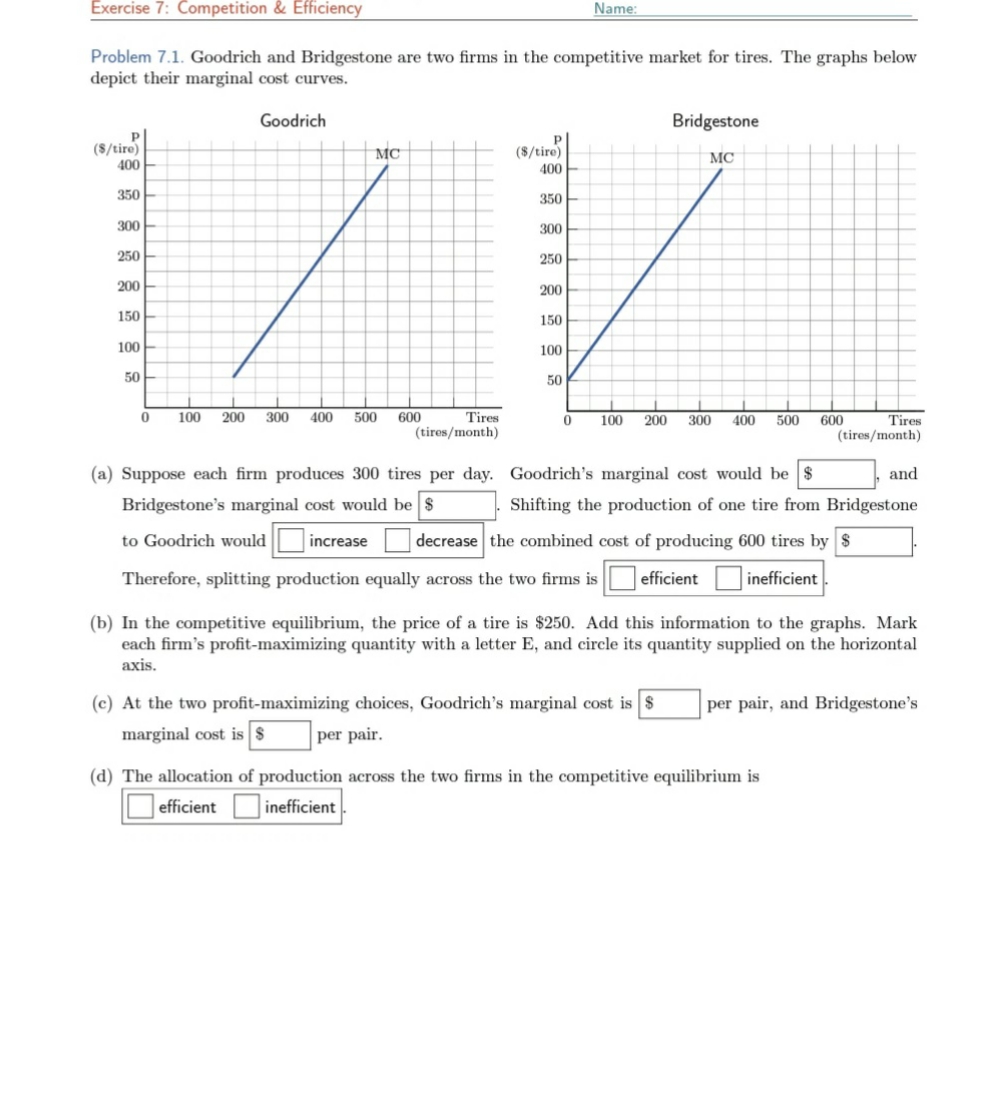 can you please help me out with this Exercise 7: Competition