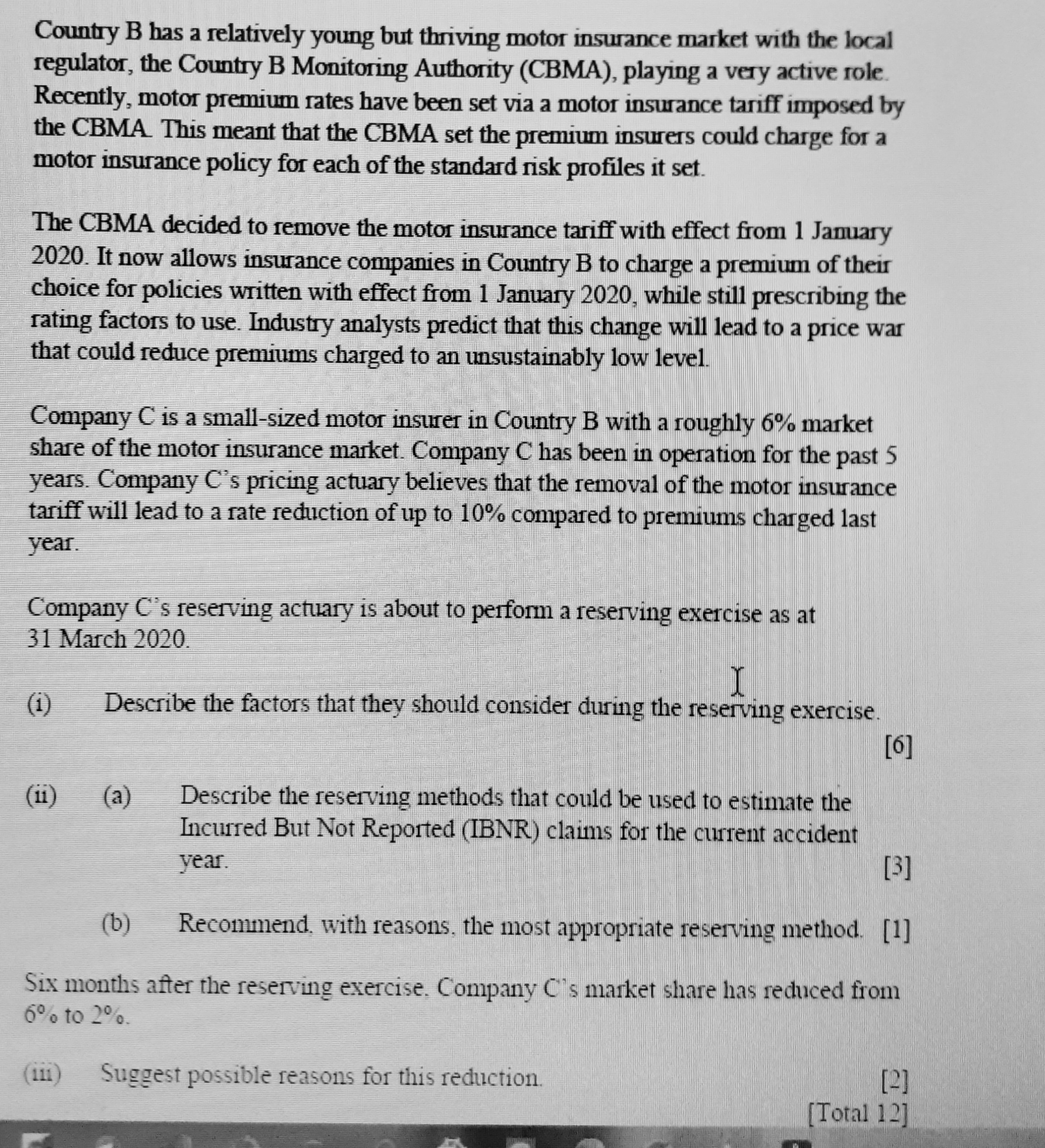 and 50% bonds. The trustees of the scheme have recently reviewed their