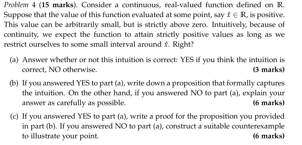 R. Suppose that the value of this function evaluated at some point,