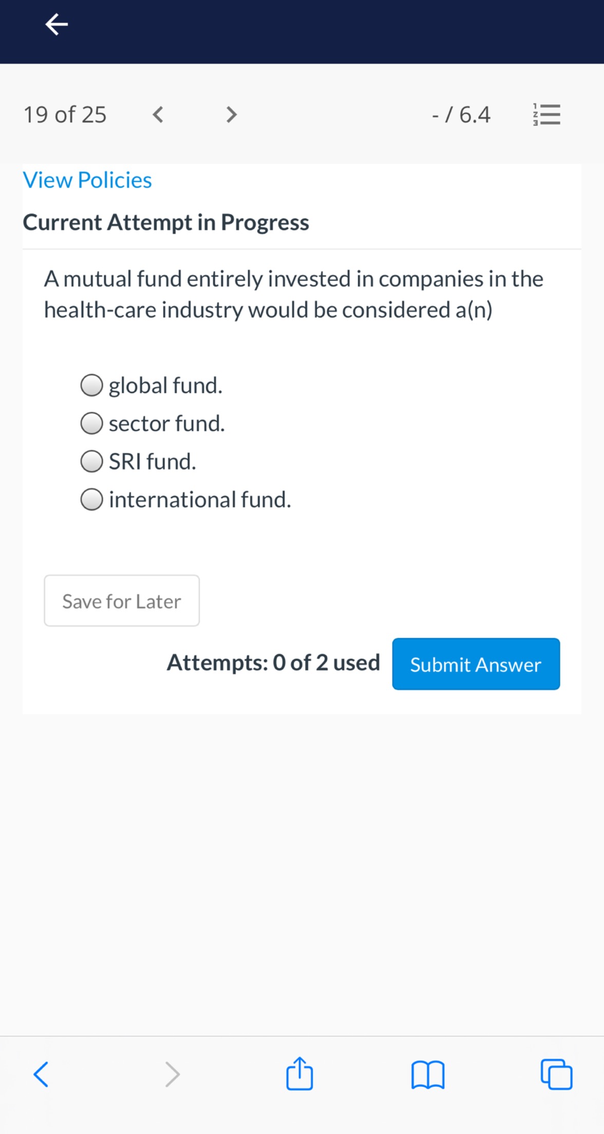 primary market 0 secondary market Save for Later Attempts: 0 of 2