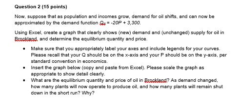 Supplied * Qd (Quantity Demande - - - - - -. .