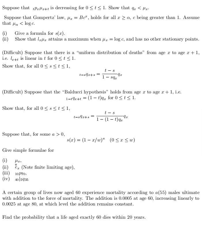  Macroeconomics 1 Write down a single term expression to represent the
