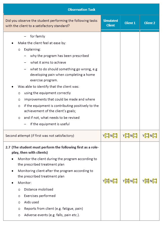 met the requirements of each observable job. It would be helpful if