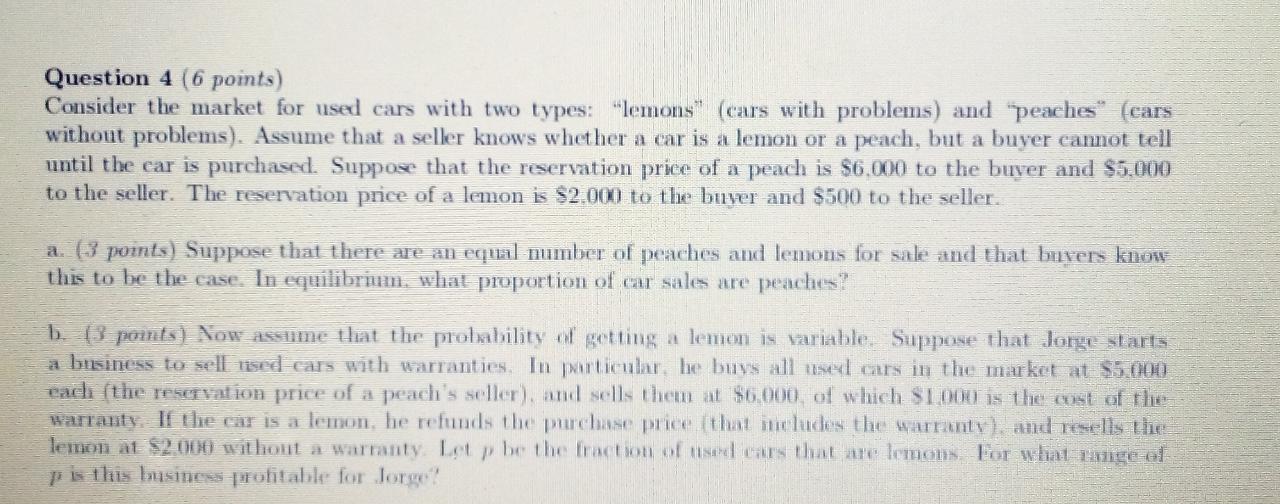 at a price of p = 4 per unit. 1) Maximize the