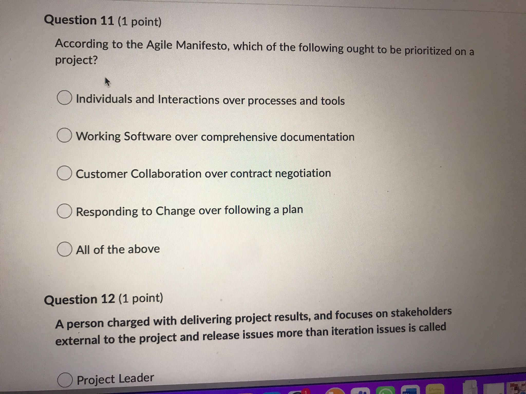 this project phase. Please provide an example/scenario/description illustrating how this approach supports