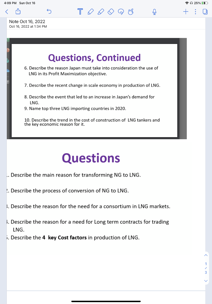 Oct 16, 2022 at 1:34 PM Questions, Continued 6. Describe the reason