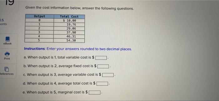 37.90 46.31 54.30 Book Instructions: Enter your answers rounded to two decimal