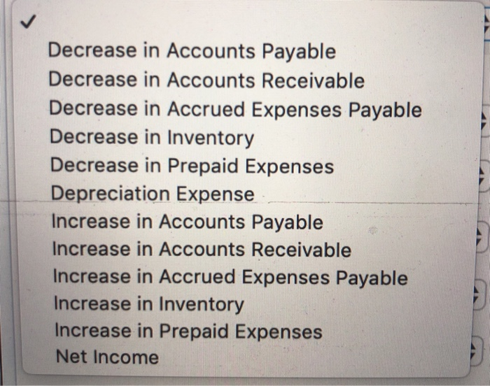 Cash Flows view 1 Study Adjustments to reconcile net income to Click