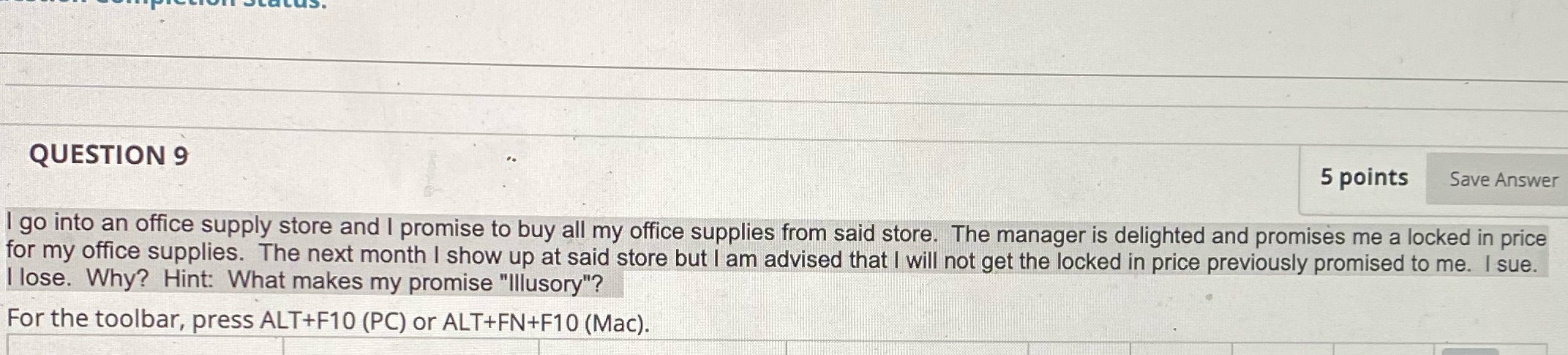 supply store and I promise to buy all my office supplies from