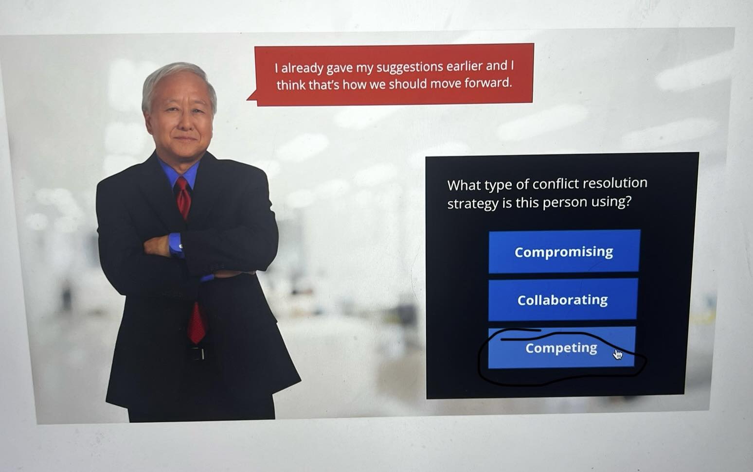 activity, respond to the following:Provide a brief overview of the conflict that