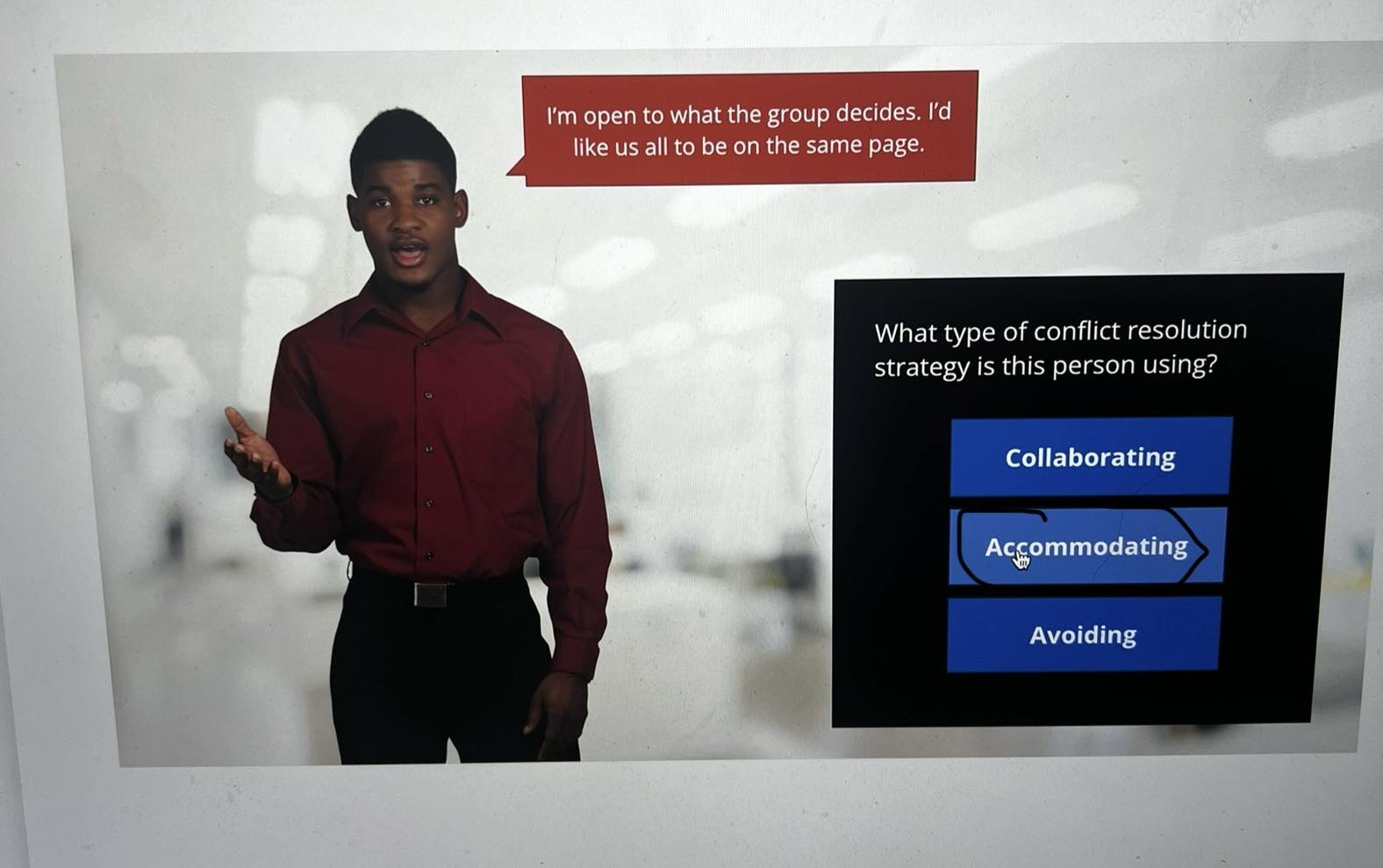 solving complex problems when the team shares common goals. However, this strategy