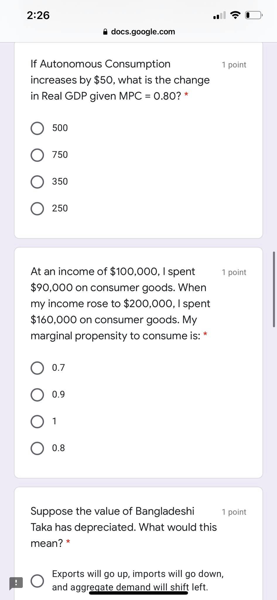change in Real GDPW 2326 all '" E) H docs.google.com What is