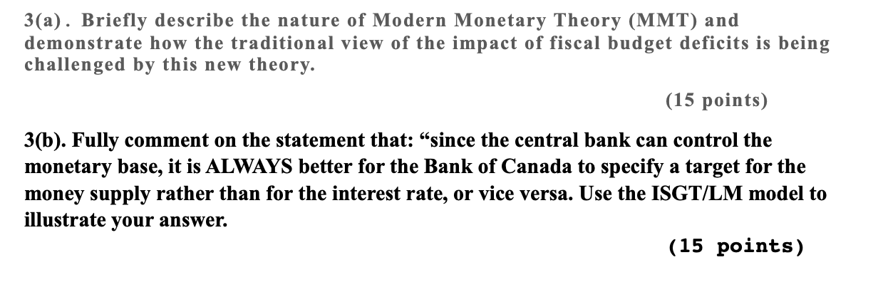 Please help me with this 3(a) . Briefly describe the nature