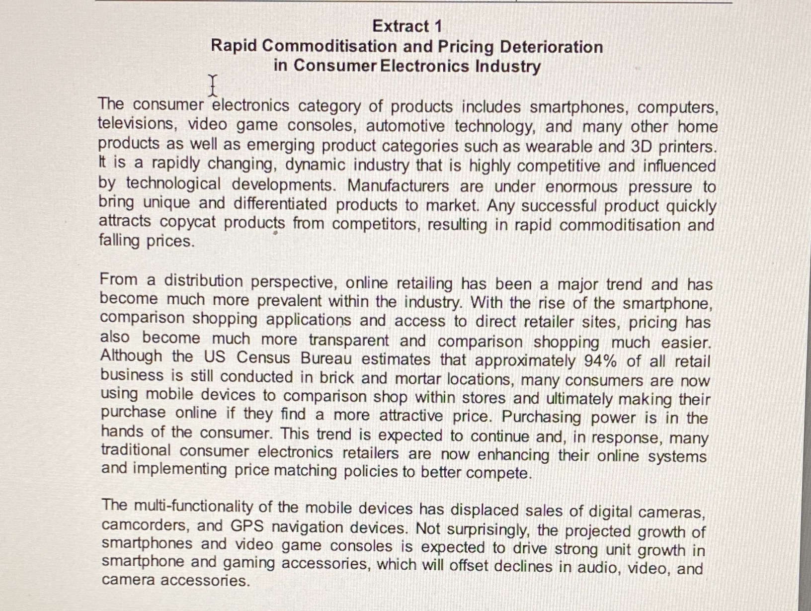  Using demand-and-supply analysis, consider how the 'multi functionality of the mobile