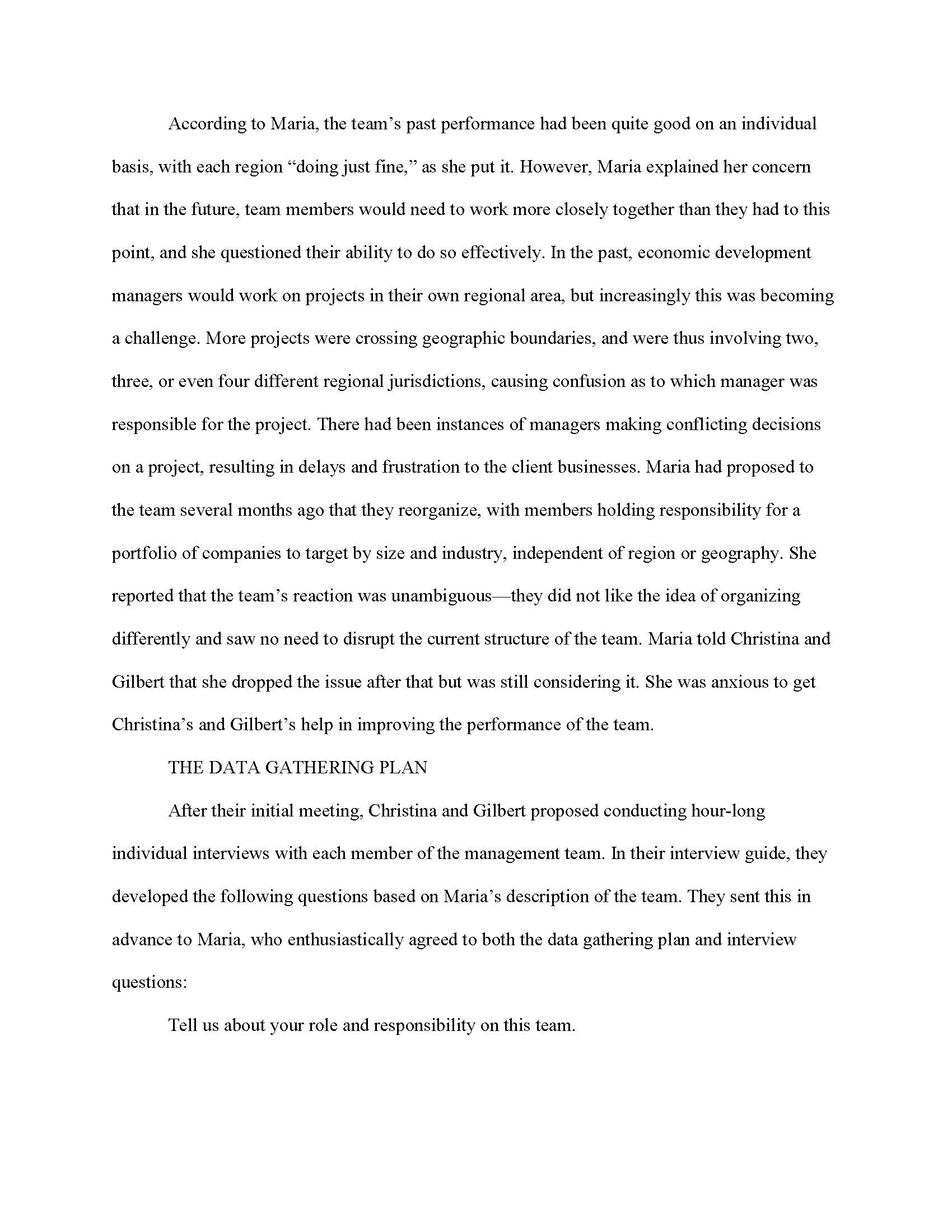 Intervention at the Springfield County Office of Economic Development and answer the