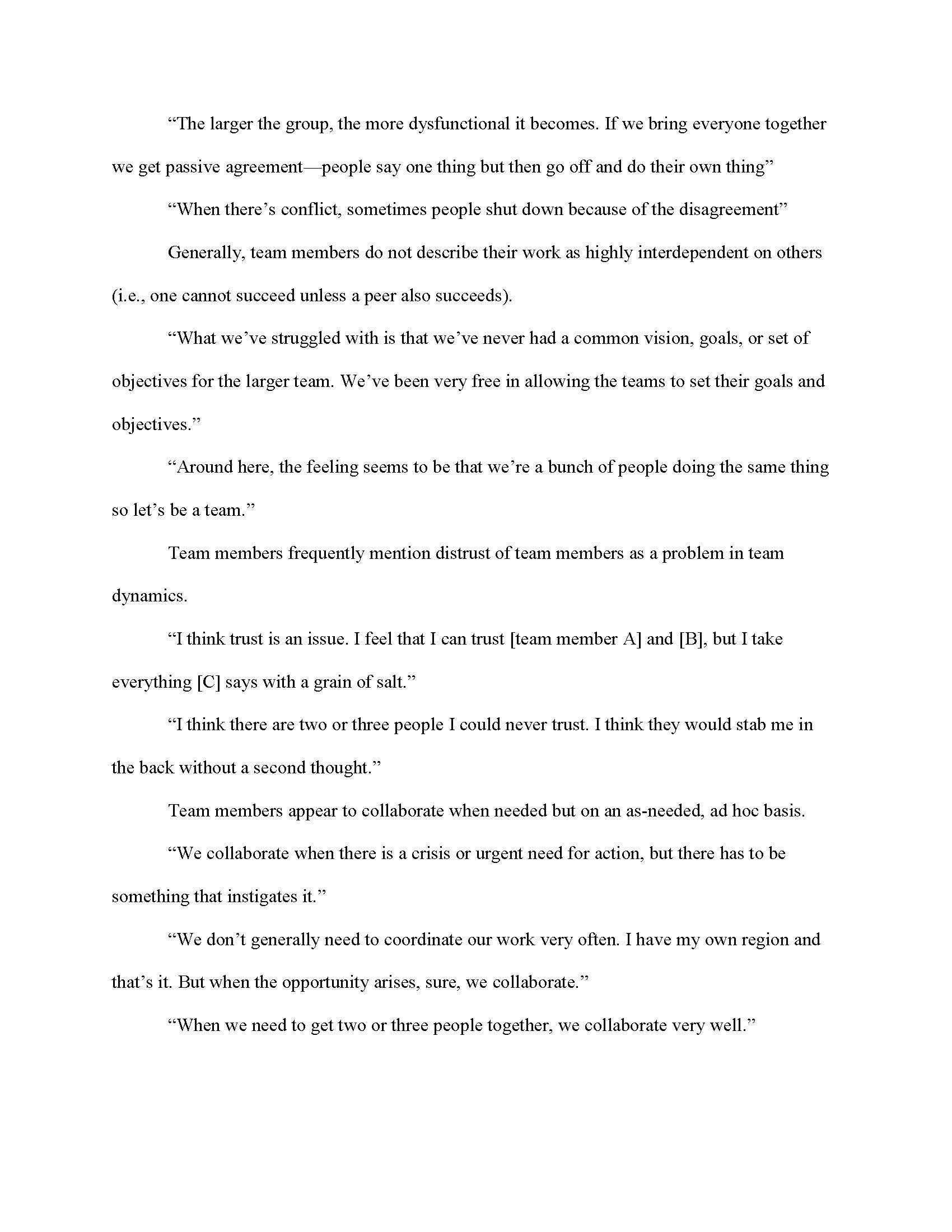 you would propose?d. How would you propose structuring the feedback meeting with