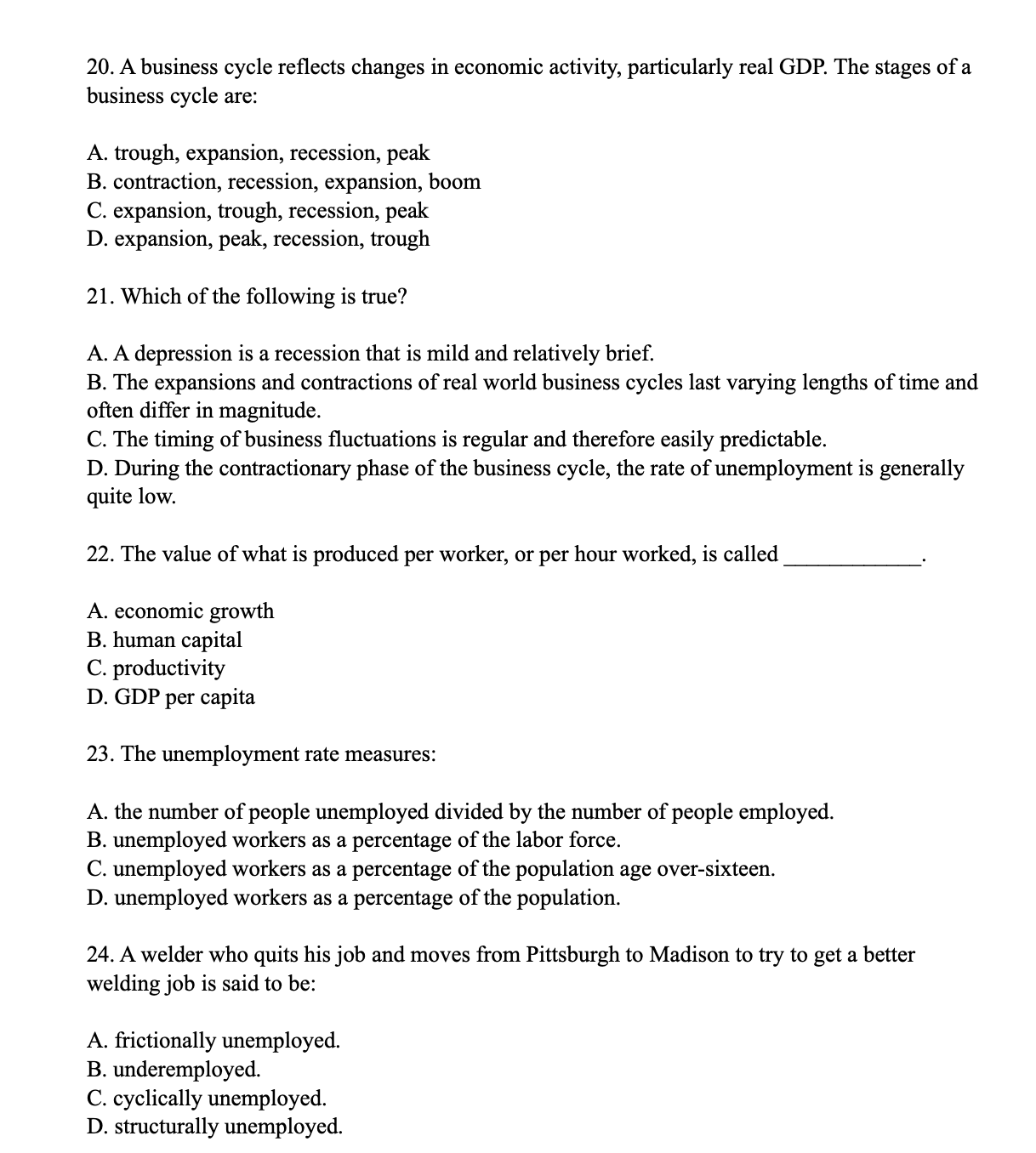 business rms 4. In a market-oriented economy, the amount of a good